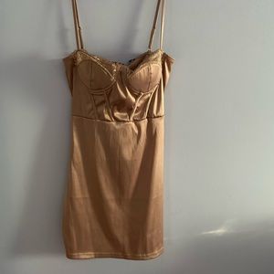 Fashion Nova Satin Mini Dress